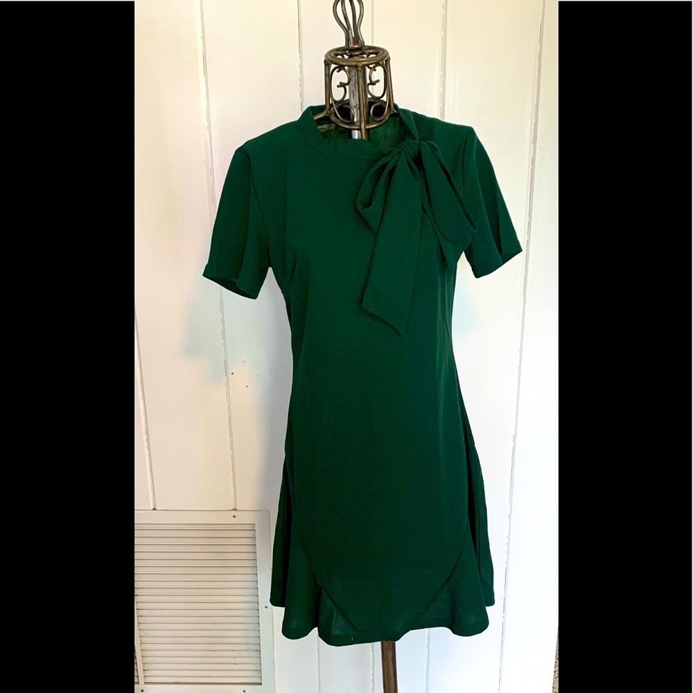 Forest Green Mini Dress